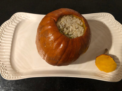 Pumpkin Baked Brown Rice